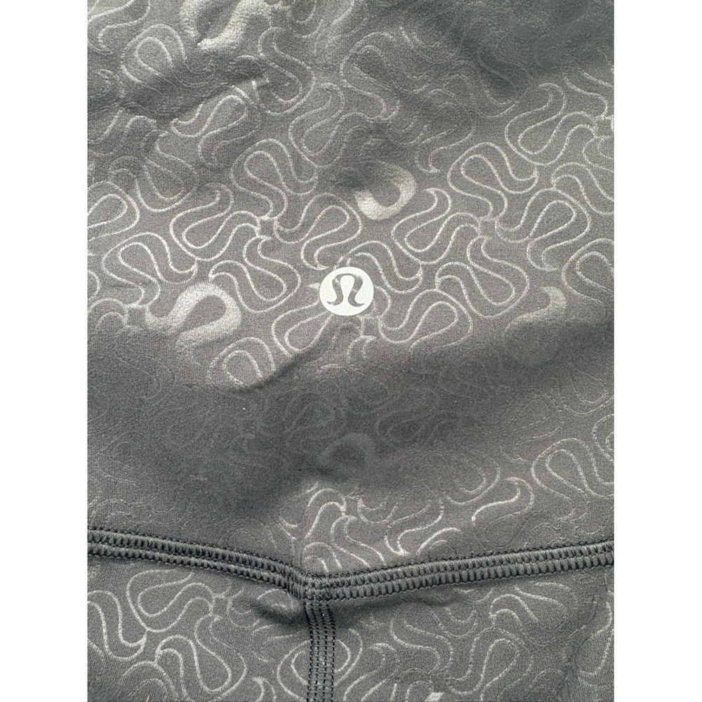 Lululemon Align HR Pant 25" Pockets Yoga Emboss Black Size 14 - Picture 12 of 14